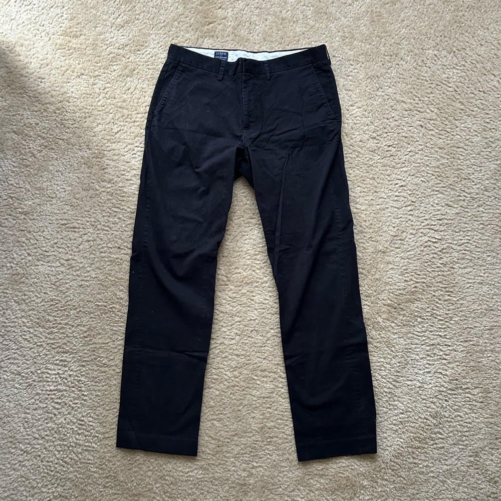 Men's J. Crew Black Chino Pants